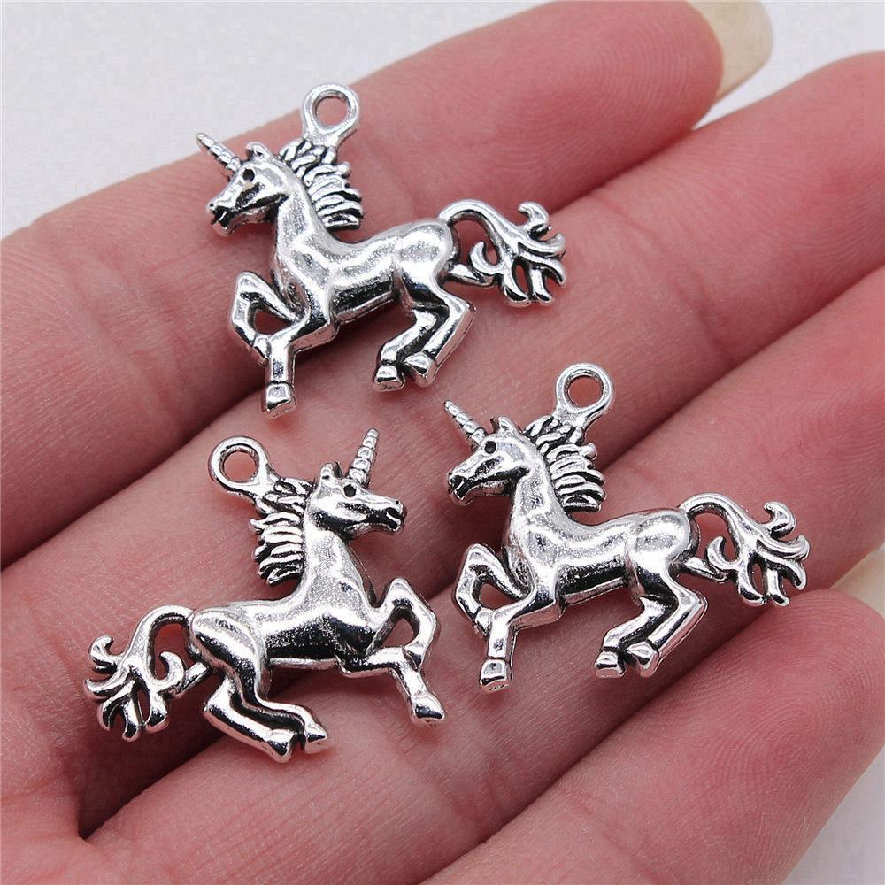 Unicorn Charms Pendant Ladies' Jewelry Bulk Vintage Decorations