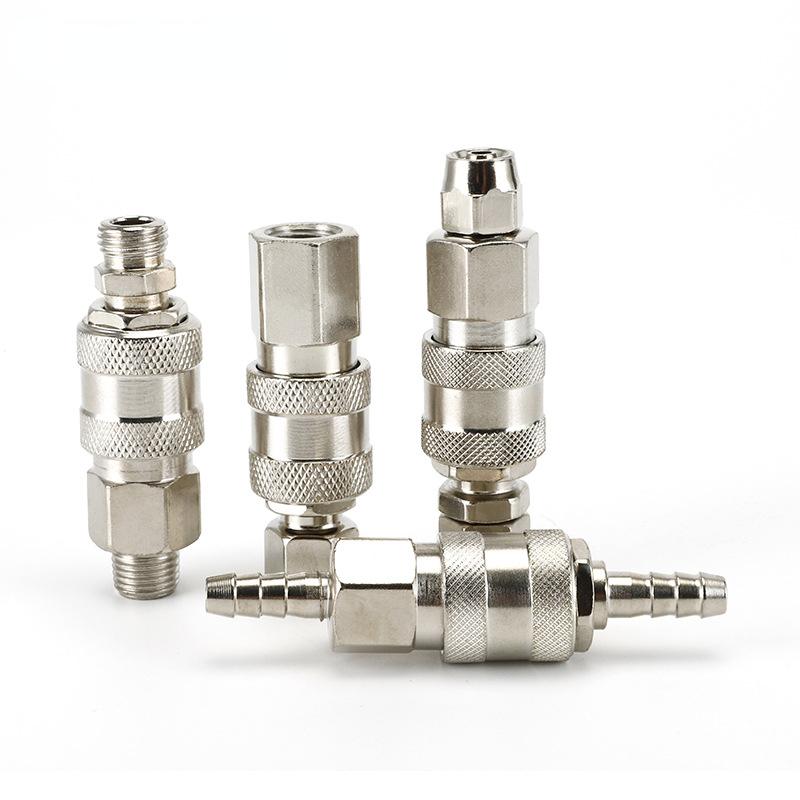 3-in-1 Quick Release Pneumatic Connector Rapidities for Air Hose Fittings Coupling Compressor Accessories European Standard