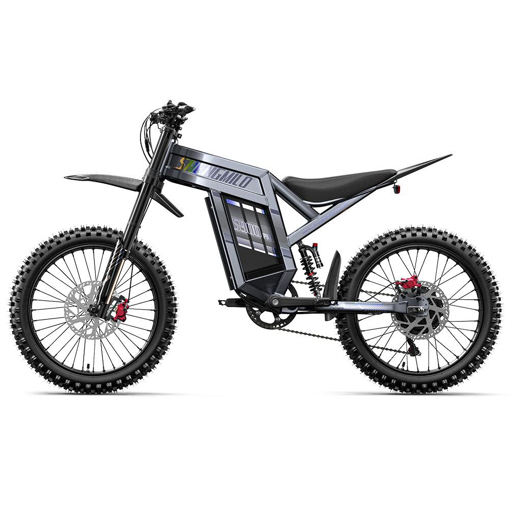Электровелосипед Shengmilo S900 1500W с толстыми шинами, аккумулятор 60V30AH, Shimano 7 скоростей, гидравлические тормоза для взрослых