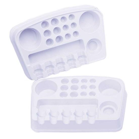 Держатель татуировки Легко держать Легко чистить Пластиковый лоток для пигментных чернил для татуировки для домашнего использования