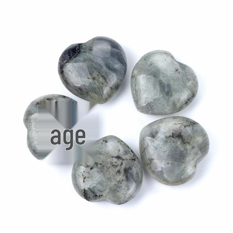 Натуральный Кристалл Агат Форма Сердца 30мм Камень - Полудрагоценный Подарок на День Святого Валентина