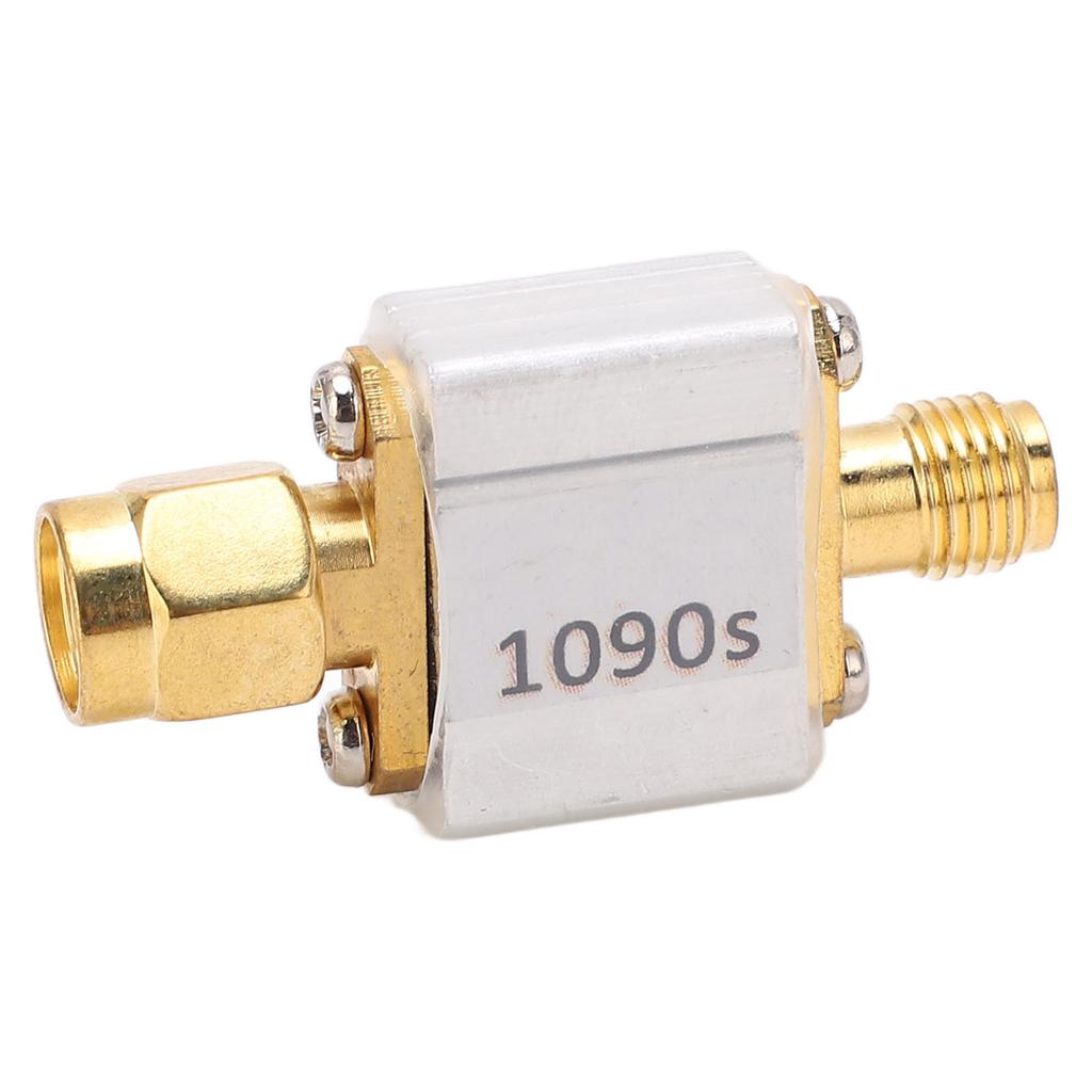 1090MHz Bandpass Filter 50Ohms Impedance Aluminum Alloy SAW Bandpass Filter Replacement