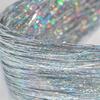 12pcs Synthetic Hair Tinsel Clip in 20inch Glitter  Tinsel Hair Clip in Hair Tinsel Kit Heat Resistant Shiny Sparkle Fairy Hair