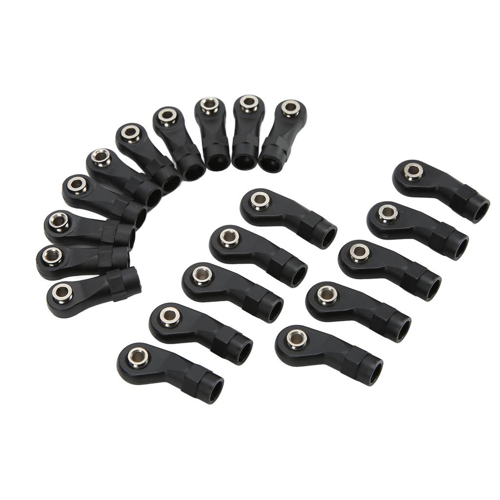 20 шт. пластиковых наконечников тяги M4 с шаровым шарниром для гусеничного автомобиля Traxxas 1/10 RC