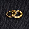 Бесшовные серьги-кольца кликеры из титана имплантатного класса G23 для хряща, хеликса, руки, септума, дейта, козелка, ушной раковины