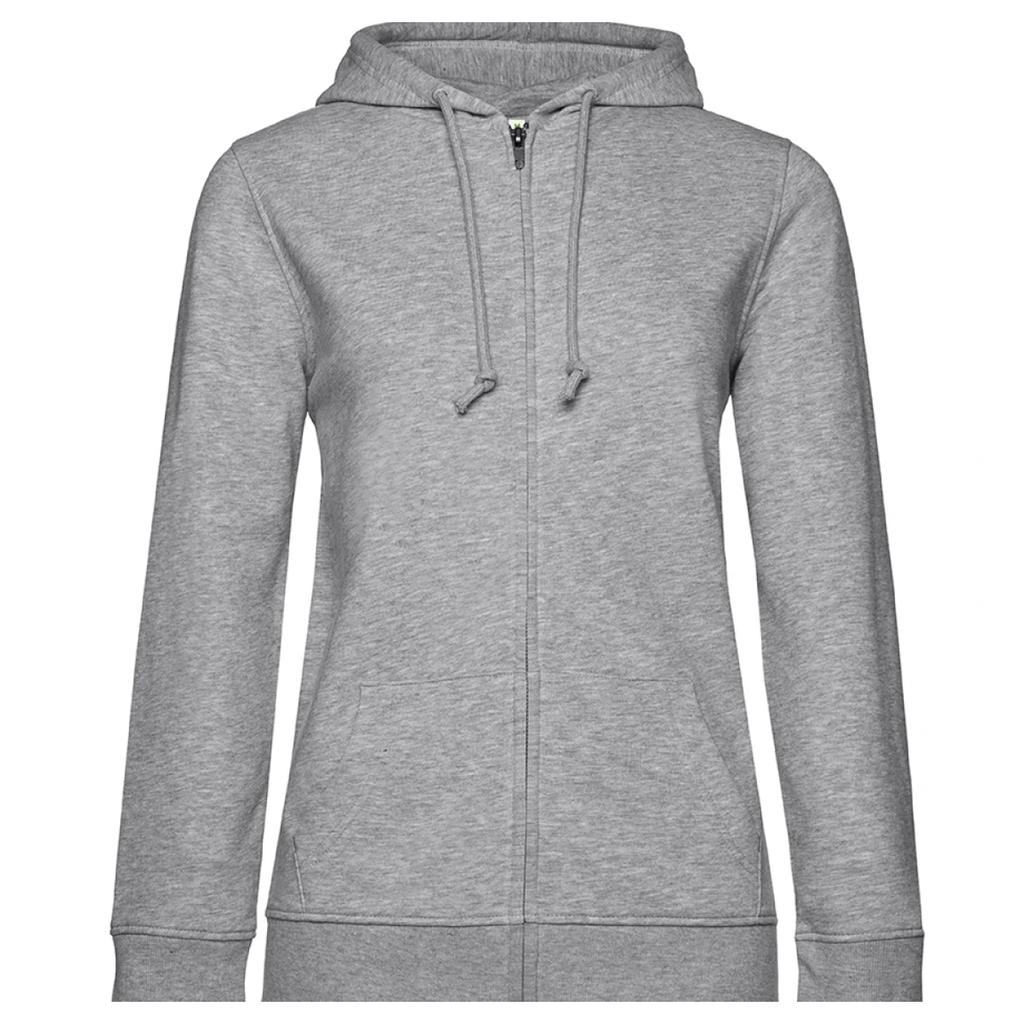 B&C Womens/Ladies Inspire Plain Full Zip Hoodie