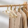 1/4pcs Widen Metal Coat Hangers,Light Luxury Aluminum Alloy Clothes Hanger for Suits Sweater,Household Closet Organizer Rack