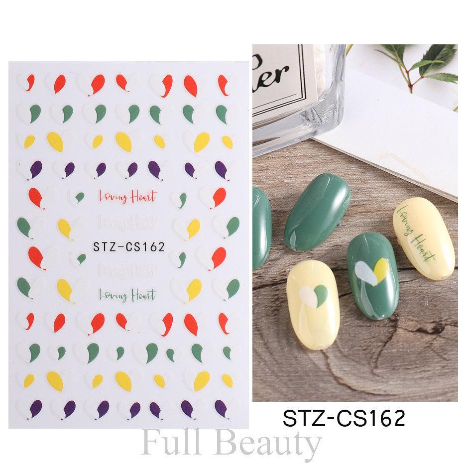 Летние цветочные и лиственные наклейки-водные слайдеры для дизайна ногтей в зеленом цвете