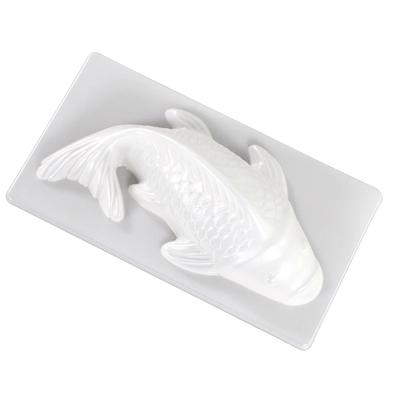 Форма для рыбы 3D Koi Fish Shape Пластиковая форма для торта, шоколадного желе, мыла своими руками, сахарная форма для выпечки