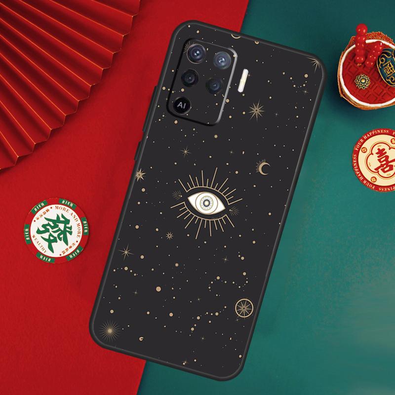 Чехол-амулет с глазом Фатимы для Oppo A76 A16 A96 A17 A60 A40 A80 A98 A58 A78 A18 A38 A57 A74 A54 A94 A15 A5 A6 Pro