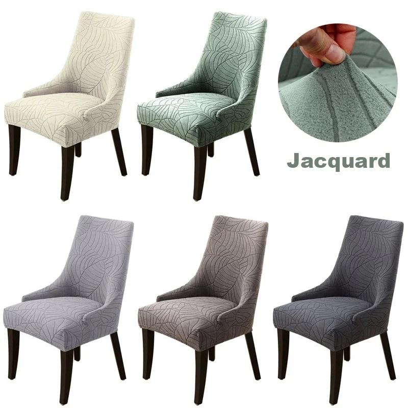 High Sloping Armchair Cover Elastic Dining Chair Slipcover Home Decor Kitchen Chair Seat Case for Living Room Banquet Wedding