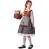 Halloween Children's Costume Match Girl Play Performance Manor Pastoral Maid Dress