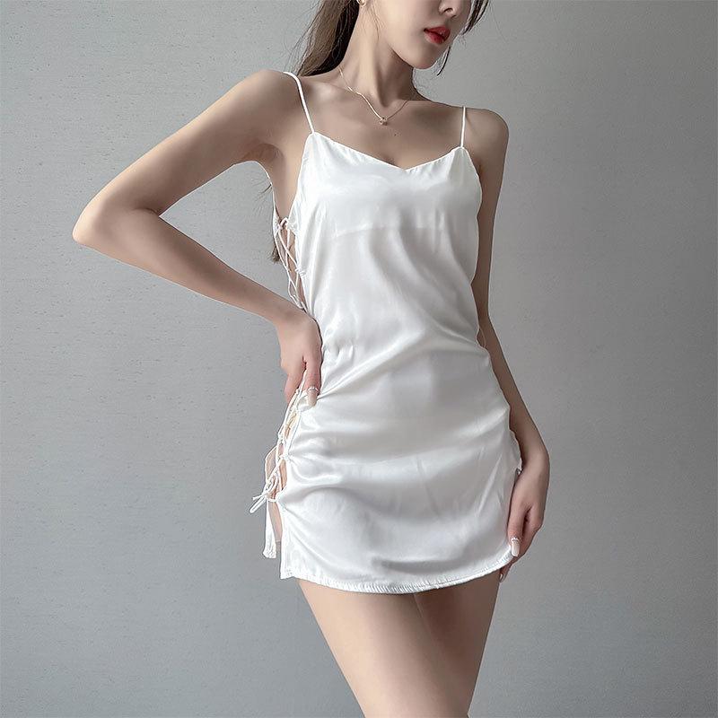 Sexy underwear perspective sexy mesh, hot teasing, free of suspenders