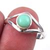 Natural Chrysoprase Gemstone Handmade 925 Solid Sterling Silver Ring Size 9 T5r13
