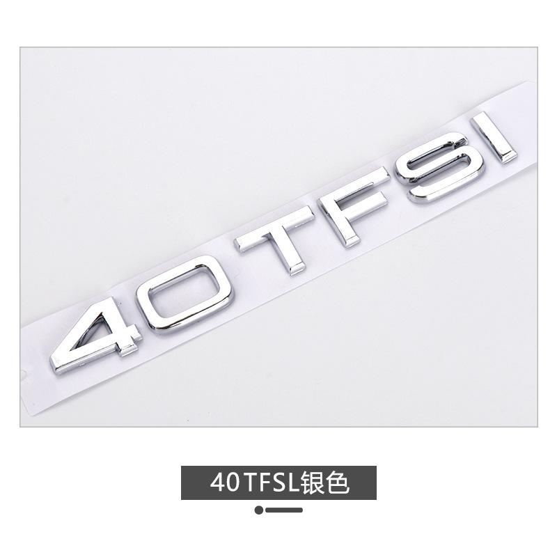 2026 3D Car Styling 30 35 40 45 50 55 60 TFSI Logo Decal Emblem Rear Trunk Badge Sticker For Audi A1 A3 A4 A5 A6 A7 A8 Q2 Q3 Q5 Q7 TT
