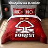 Nottingham Forest Design Bed Bedding Set 1 Duvet Cover + 2 Pillowcases Soft Breathable Household Bed Linens