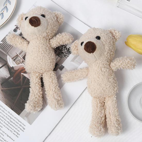 Брелок для ключей в виде плюшевого медведя для детей, брелок в виде плюшевого медведя, рюкзак, кулон, детские подарки на день рождения