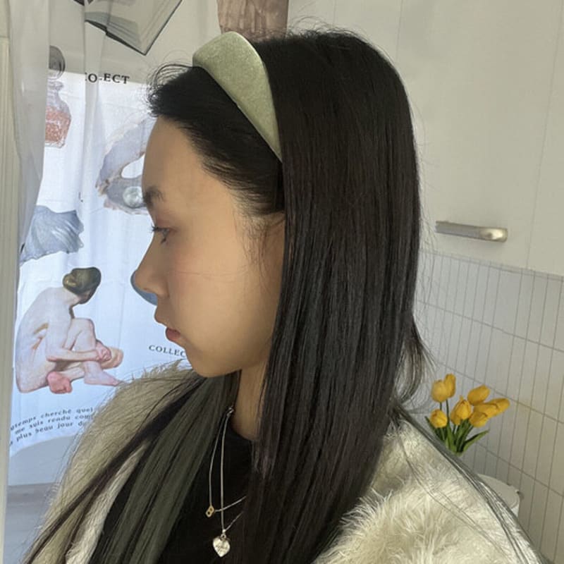 Mosxe Объёмная бархатная повязка для волос (7цвет)