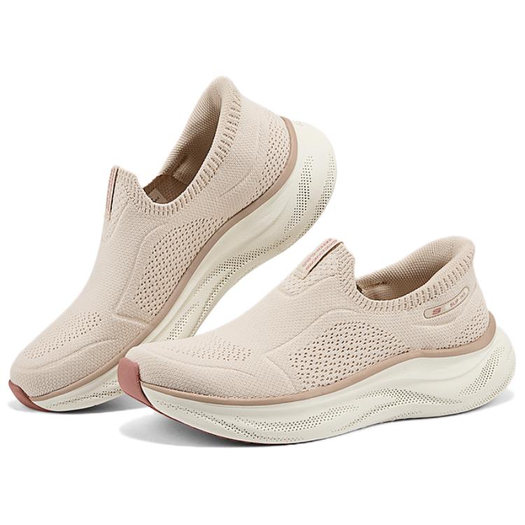 Skechers Спортивные Удобные Универсальные Обувь для ходьбы Женская кроссовка Светло-серый Коричневый 150566-NTTP