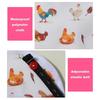 Protective Hen Apron Washable Elastic Chicken Saddle Apron Adjustable Wings Fixed Poultry Back Protector Poultry Farming