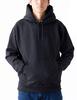 [T-shirt.st] Однотонная, Плотная Толстовка с Капюшоном на Флисе, Wild PO, 15.6 унций, Мужская, Супер Черная, 2XL