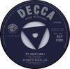 7inch Record KENNETH MCKELLAR, BOB SHARPLES & HI - My Heart & I 45F11091 DECCA 1958 UK Pop Used