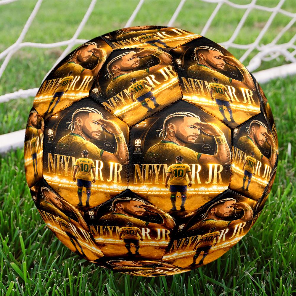 Dream Big Play Neymar Size 5 Soccer Balls, Anti-Slip, Protective Football, Outdoor Sport, a Unique Gift Suitable for him/her, Birthdays