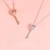 Jewelry Pendant, Love Key, Smart Necklace, Beating Heart Jewelry, Simple Collarbone Chain for Women