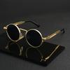 Fashion Round Metal Frame Spring Decor Sunglasses for Outdoor Daily Life Shades Punk Vintage Eyewear Accessories.