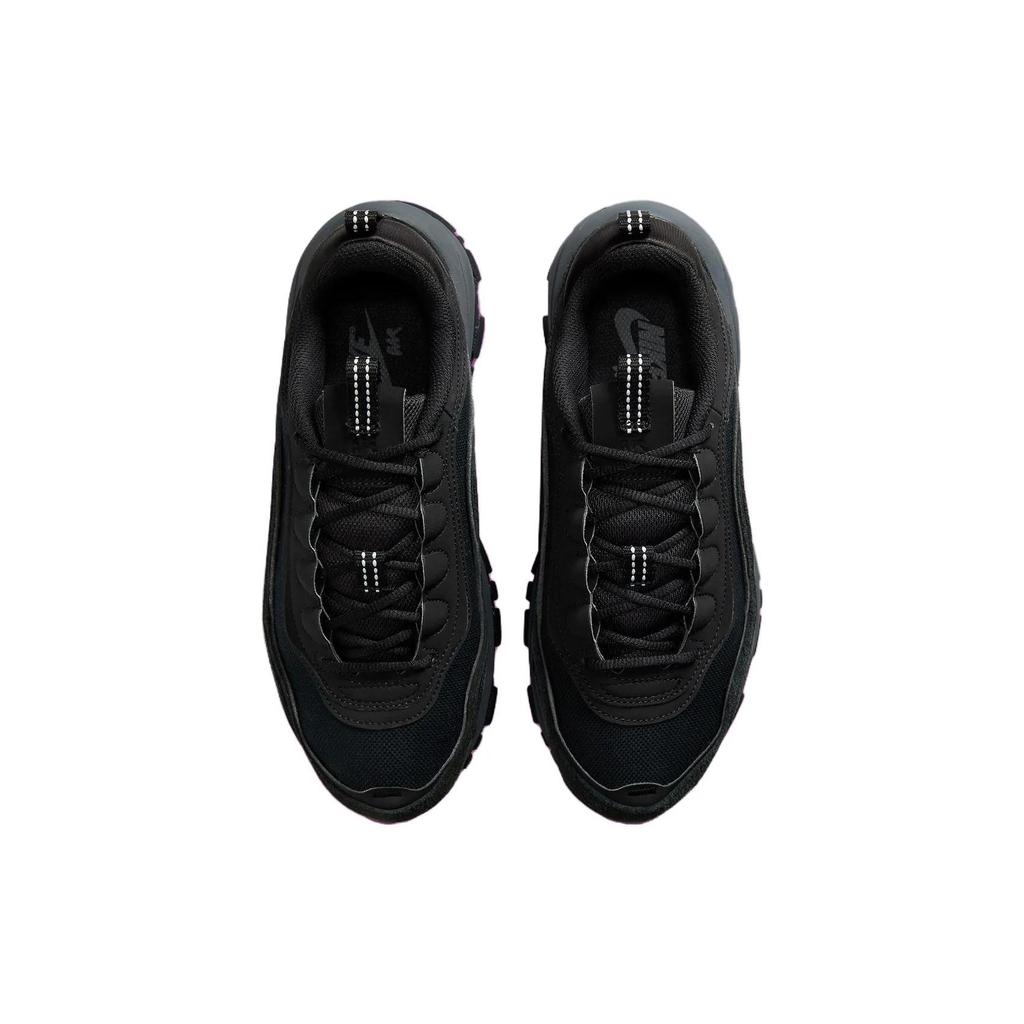 Nike Женские Air Max 97 Futura 'Triple Black' (женские размеры) Черные / Черные Повседневные Туфли FB4496 002