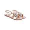 Женские шлепанцы Shoetopia Snd-190 на плоской подошве-4 Детские UK (Snd-190-Золотой)-EU37