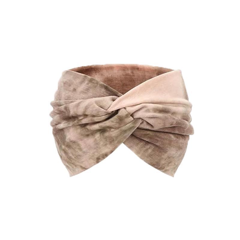 Bohemian Floral Cross Headband for Sports, Running, and Makeup