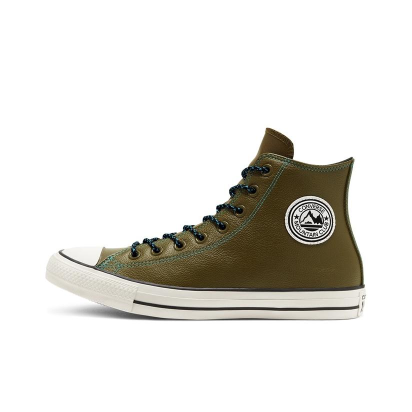 Converse Chuck Taylor All Star Удобные Универсальные Прочные Высокие Кеды Унисекс Оливково-зеленый 165957C