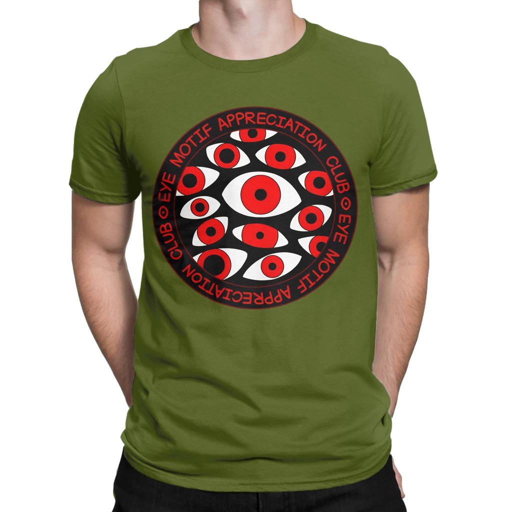 Eye Motif Appreciation Club Graphic Funny 100 Cotton Tshirt Rapid Eye Moveunisext Tees Tops For Unisex