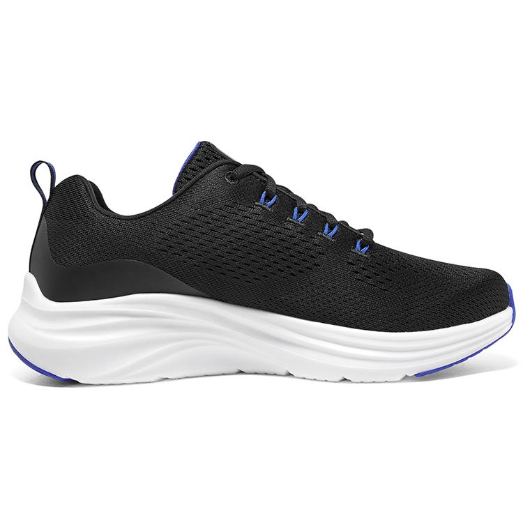 Skechers Vapor Foam Cloud Trail Сетчатые Низкие Повседневные Кроссовки Мужские Черно-Бело-Синие 232625-BKBL