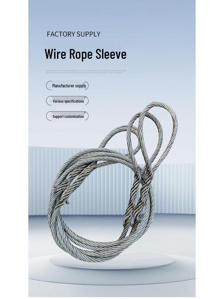 Machine-Braided Hand-Braided Wire Rope Slings with Oiled Hemp Core – Various Specifications