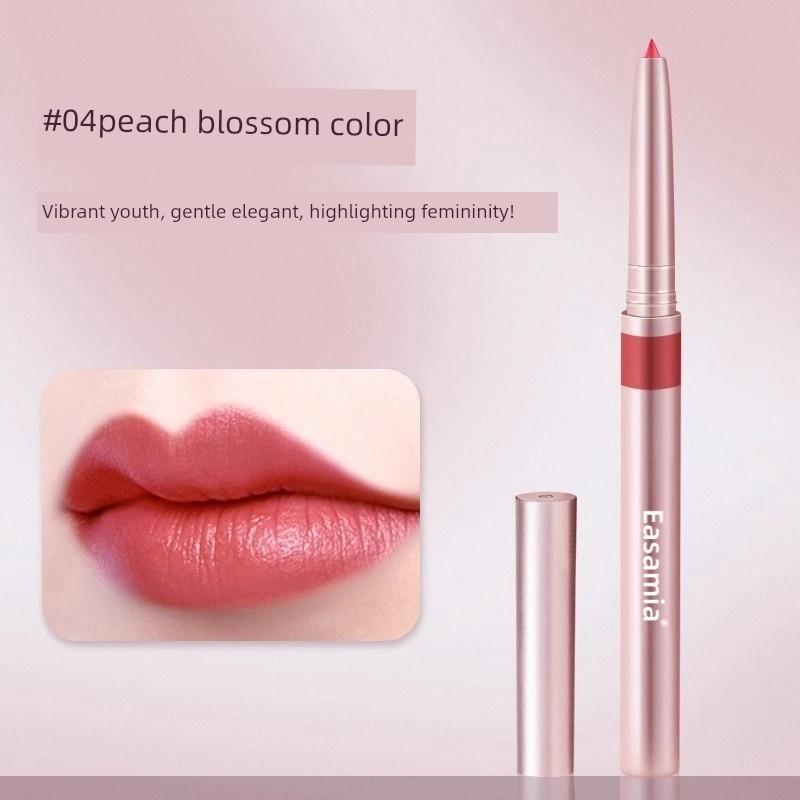 Famous French Brand Easamia Lip Liner Lipstick in Nude Color, Waterproof, Long-Lasting, Non-Fading, Genuine Product from Official Flagship Store