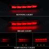 LED Bumper Reflector Lights For Mitsubishi Lancer Evo Evolution ASX Outlander Sport RVR Dynamic Turn Signal Rear Tail Brake Lamp