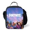 FORTNITE Мультяшная Детская Мультяшная Сумка для Пикника, Детские Изолированные Термосумки для Ланча, Портативные Легкие, Для Мальчиков и Девочек Возраст 5-11 лет