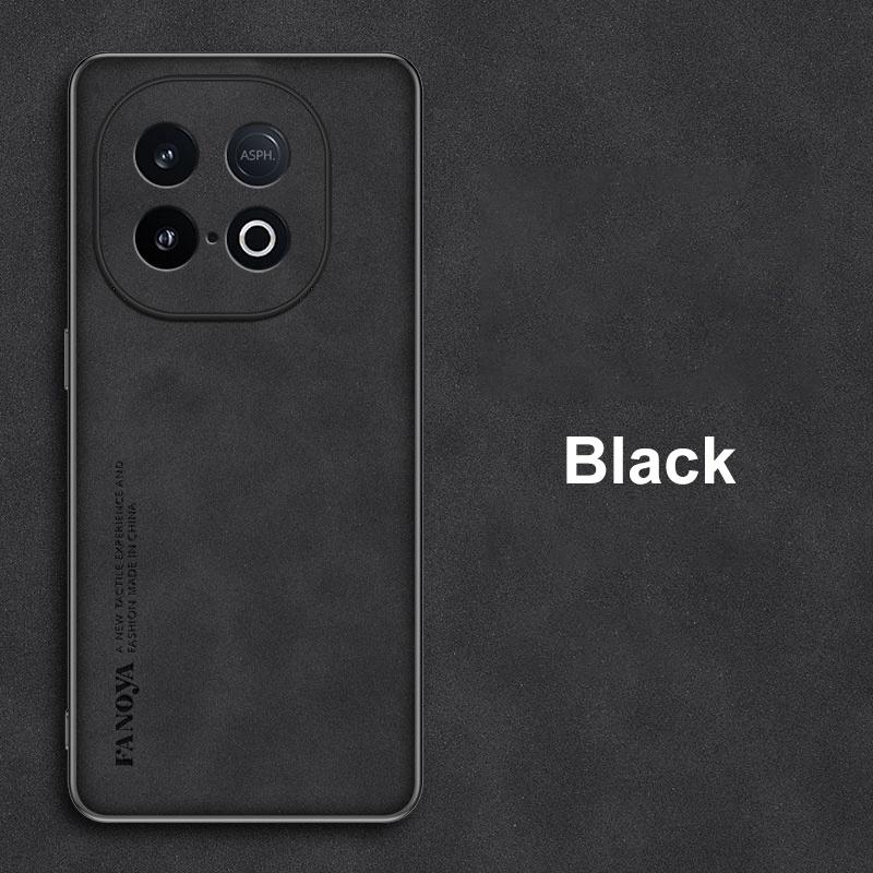 Для iQOO Z10 Turbo Чехол Роскошный Кожаный Чехол для Телефона Для Vivo iQOO Z10 Turbo Pro 5G Задняя Крышка Матовый Силикон Полная Защита