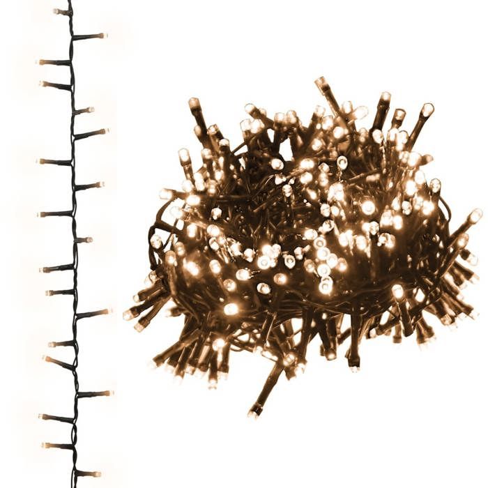 VidaXL Compact LED Garland with 400 LEDs Christmas Decoration Holiday Ornament Party Decoration Indoor White 343254