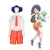 Комплект костюма для косплея Флориана и Джулианы из Pokemon Scarlet And Violet для Хэллоуина и сценических выступлений
