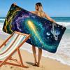 Cosmic Planet Meteor Art Beach towel quick-drying for travel outdoor sports jogging beach and swimming