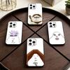 Чехол для телефона «Хомяк-пещерный человек» для iPhone 17,16,15,14,13,12,11 Plus,Pro Max,XS,Мягкий силиконовый черный чехол