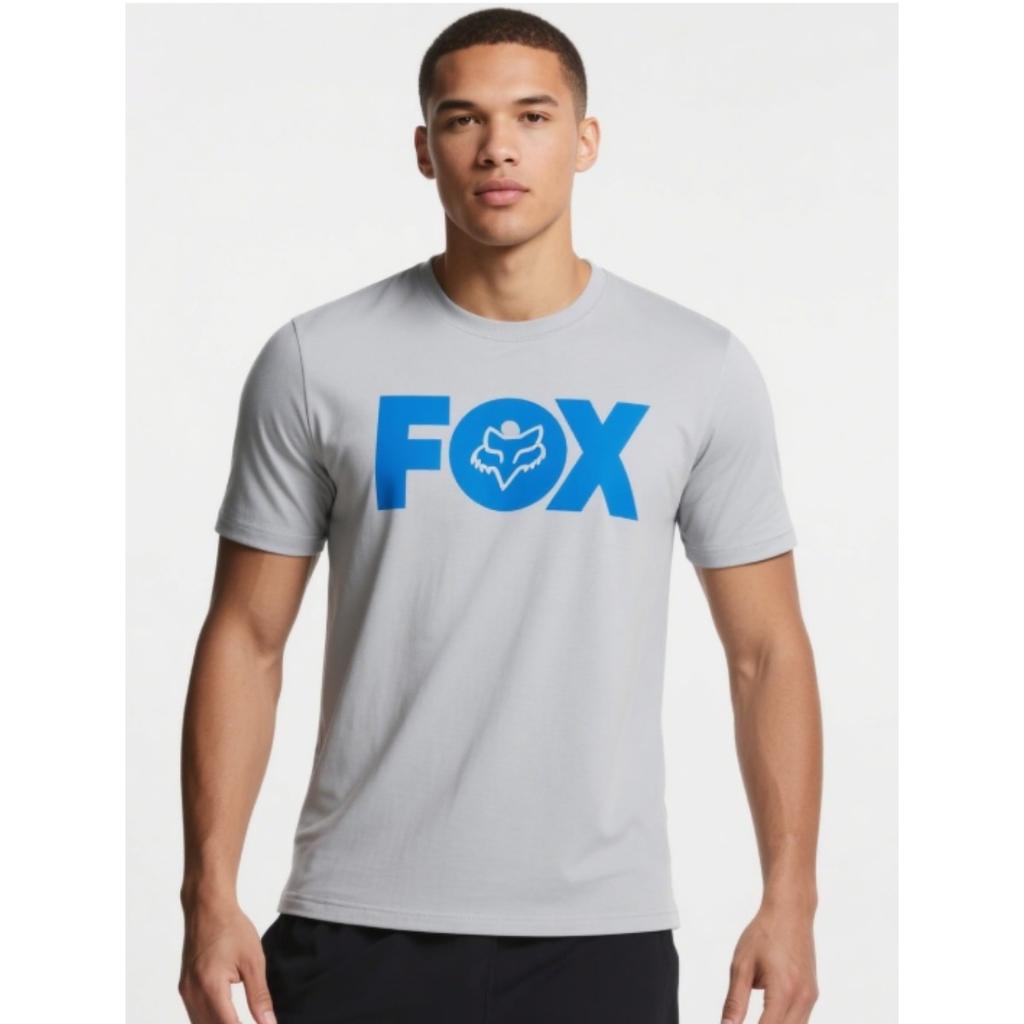 Тренд Лето 2025 Fox Racing Простой Логотип Высококлассная Роскошная Мужская и Женская Футболка Y2k с Коротким Рукавом и Круглым Вырезом Дышащая