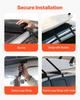 Soft Roof Rack Pads 15.5in 176lbs Load Capacity for Kayak Canoe Surfboard