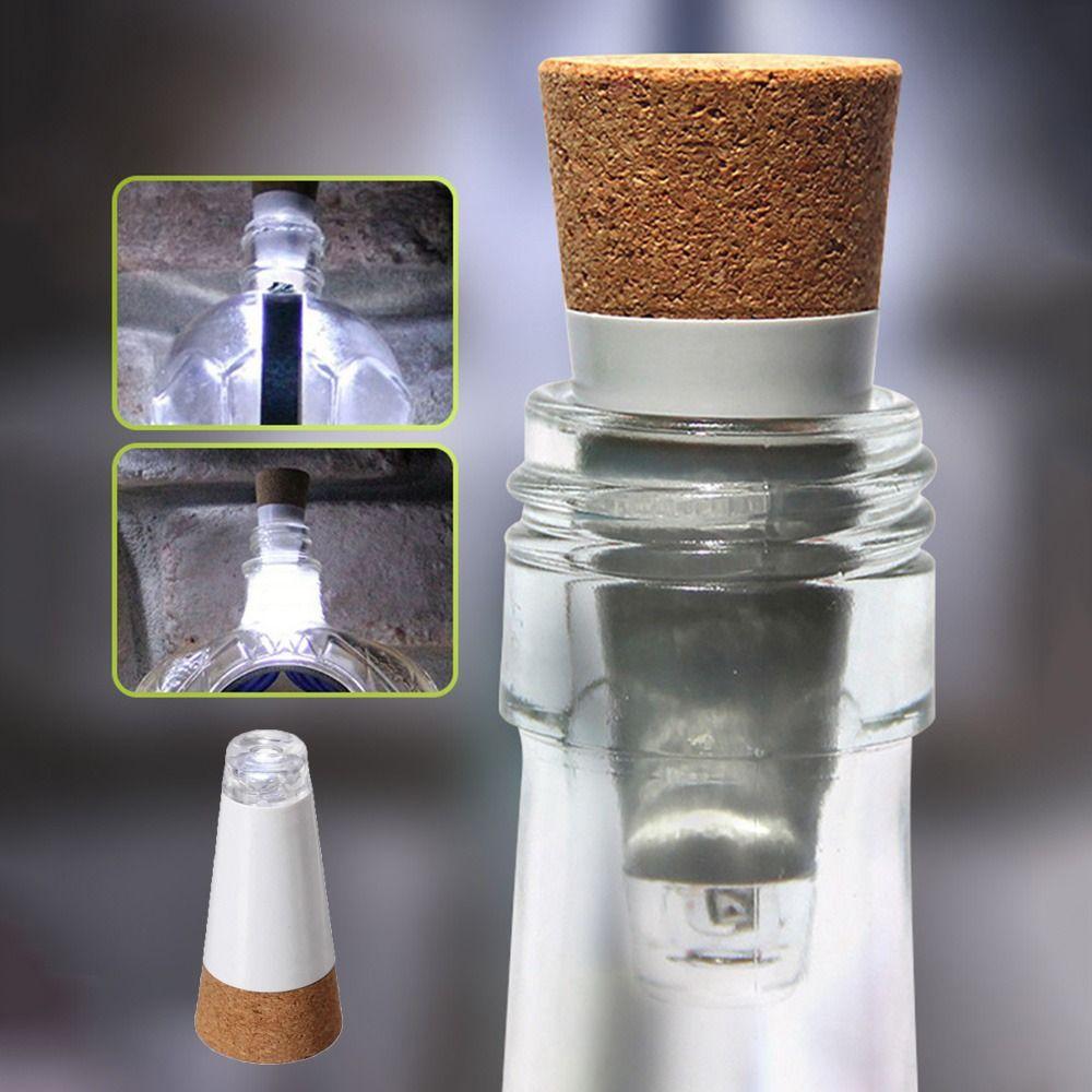 USB Rechargeable LED Bottle Lights Mini Bottle Stopper Lamp Christmas Decor