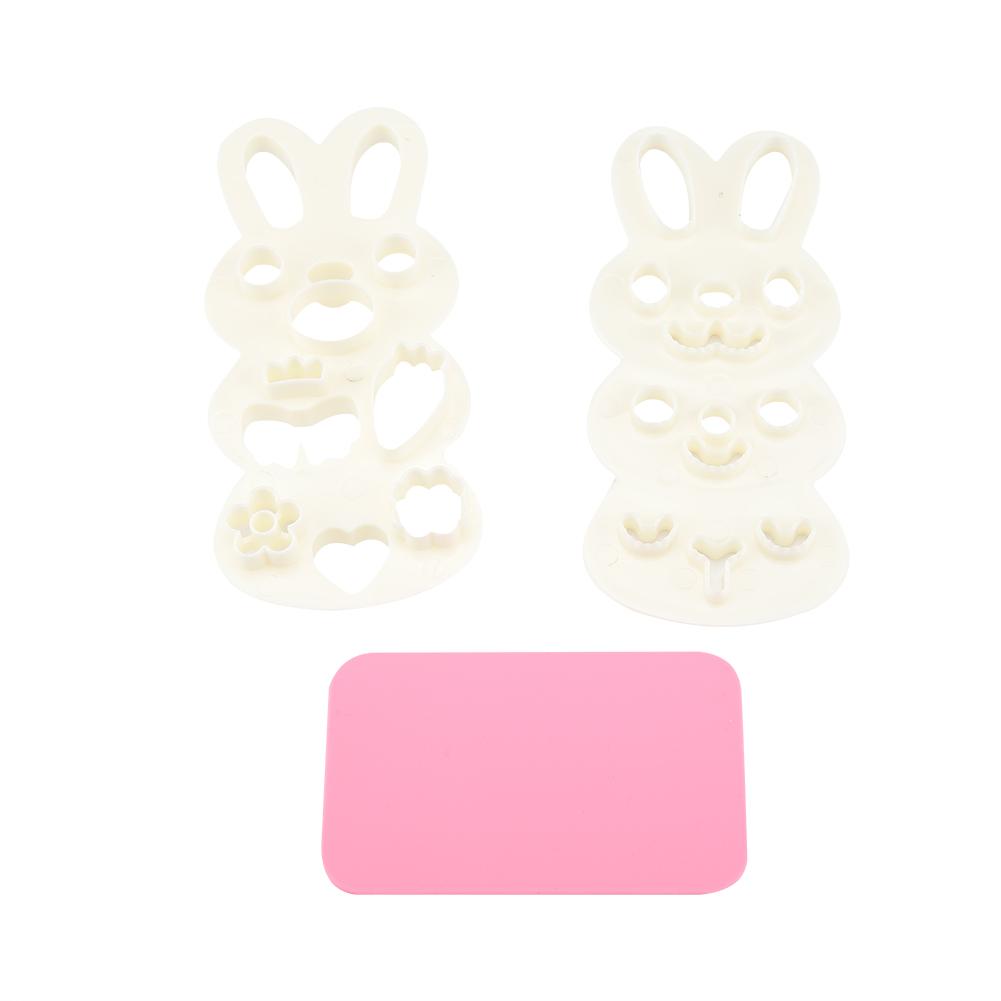 DIY Bunny Shape Food Grade PP Material Sushi Rice Roll Bento Mold Handicraft Rice Roll Mold