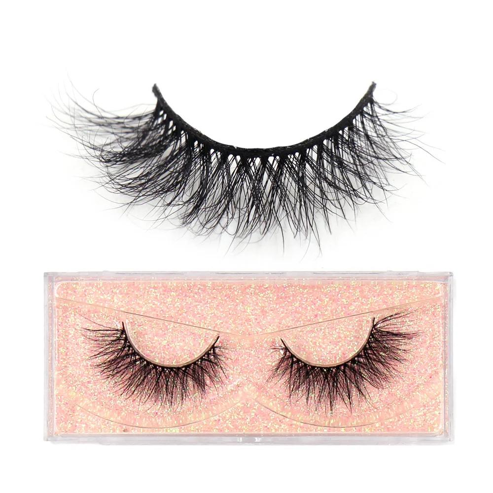 LEHUAMAO Eyelashes 3D Mink Lashes Criss-cross Strands Cruelty Free High Volume Mink Lashes Soft Dramatic Eye Lashes Makeup D101