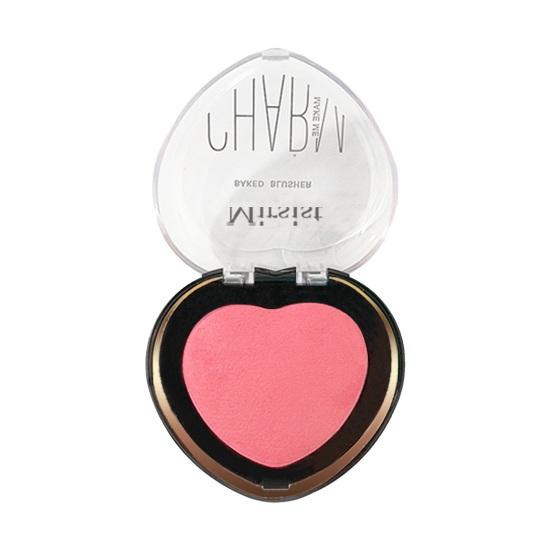 Love Heart Компактная пудра румяна матовая высокопигментированная стойкая натуральная однотонная палитра для макияжа лица для женщин и девушек